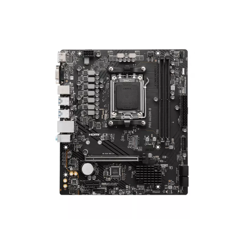 Motherboard MSI PRO A620M-B, AMD A620, socket AM5, Micro ATX