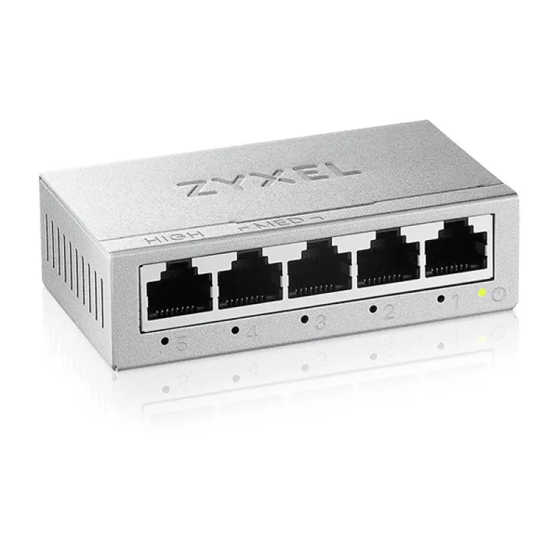 Switch de rede Zyxel GS-105BV5-EU0101F não gerido L2 Gigabit Ethernet (10/100/1000)