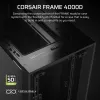 Caixa Midi-Tower CORSAIR FRAME 4000D preta