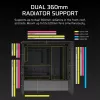 Caixa Midi-Tower CORSAIR FRAME 4000D preta