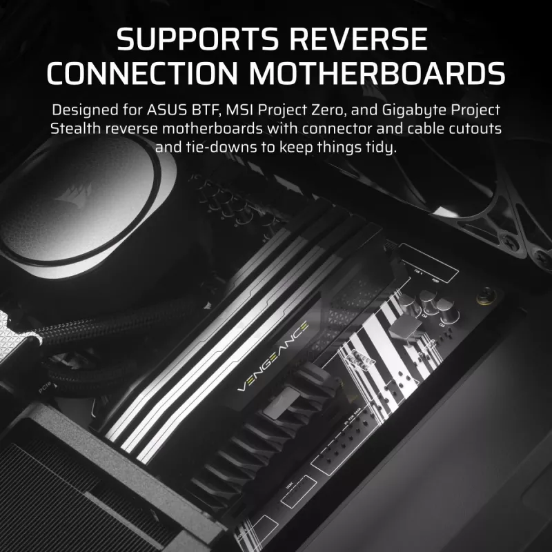 Caixa Midi-Tower CORSAIR FRAME 4000D preta