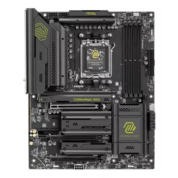 Placa-mãe MSI MAG B850 TOMAHAWK MAX WIFI — AMD B850, socket AM5, ATX, DDR5, 4×M.2, Wi‑Fi 7, 5Gb LAN, áudio 7.1