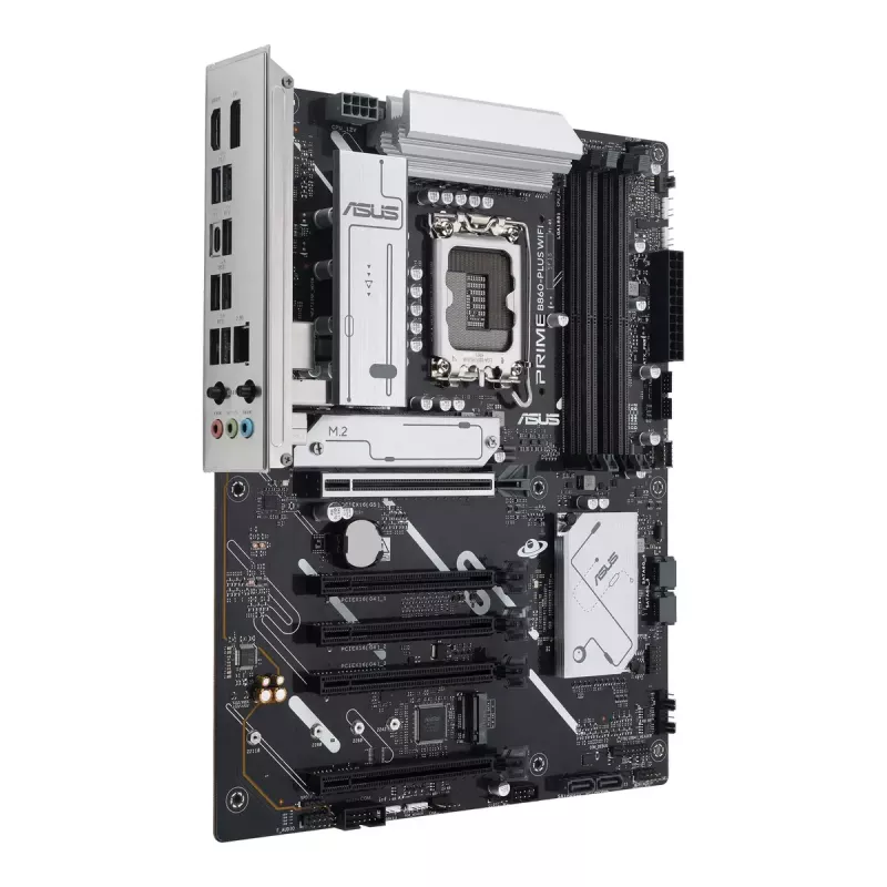 Motherboard ASUS PRIME B860-PLUS WIFI — Intel B860, LGA 1851, ATX, DDR5, 4 DIMM, Wi-Fi 6E, LAN 2.5Gb, Bluetooth 5.3