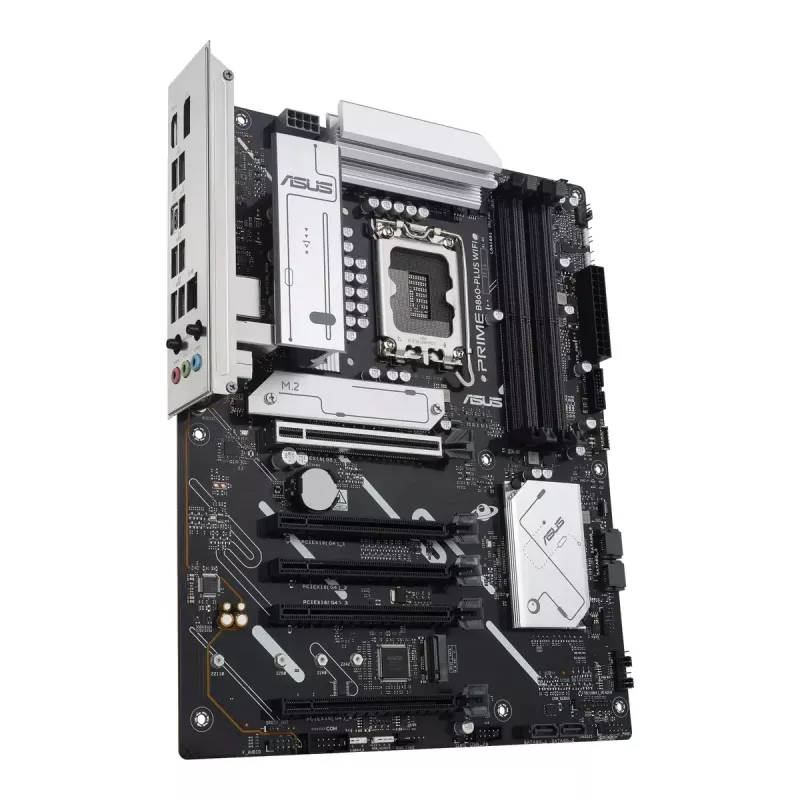 Motherboard ASUS PRIME B860-PLUS WIFI — Intel B860, LGA 1851, ATX, DDR5, 4 DIMM, Wi-Fi 6E, LAN 2.5Gb, Bluetooth 5.3