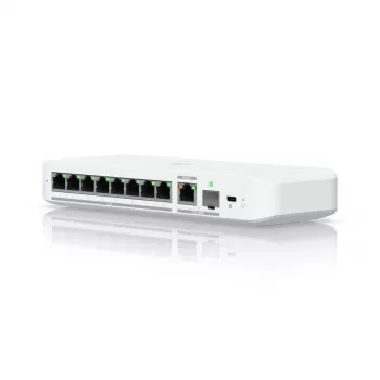 Switch gerido UBIQUITI UniFi Flex 2.5G USW-FLEX-2.5G-8 — 8× 2.5G RJ-45, 1× 10G SFP+, L2, 60 Gbit/s