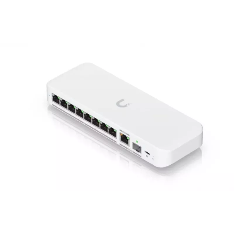 Switch gerido UBIQUITI UniFi Flex 2.5G USW-FLEX-2.5G-8 — 8× 2.5G RJ-45, 1× 10G SFP+, L2, 60 Gbit/s