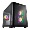 Caixa FSP S380-BA Mini Tower mITX, mATX preto ARGB