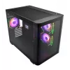 Caixa FSP S380-BA Mini Tower mITX, mATX preto ARGB