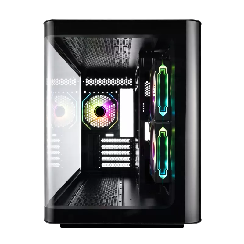 Caixa FSP S380-BA Mini Tower mITX, mATX preto ARGB