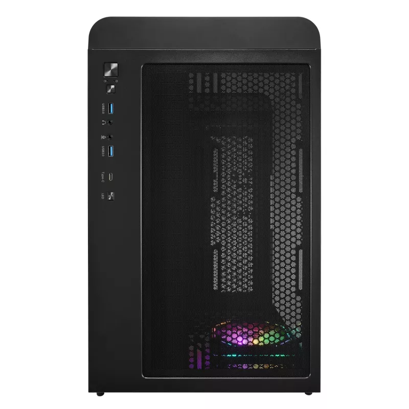 Caixa FSP S380-BA Mini Tower mITX, mATX preto ARGB