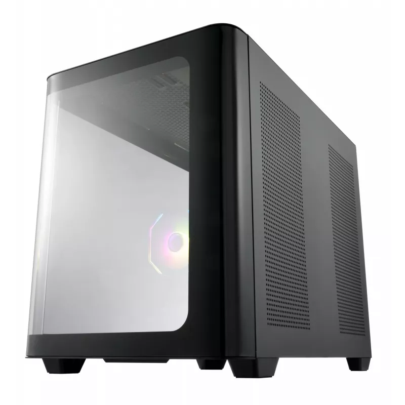 Caixa FSP S380-BA Mini Tower mITX, mATX preto ARGB