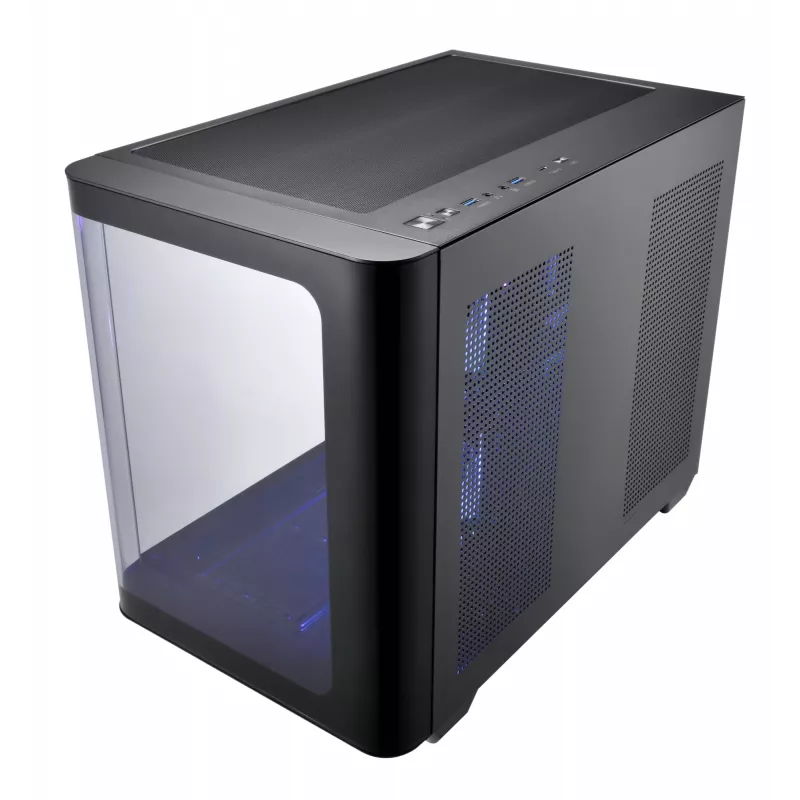 Caixa FSP S380-BA Mini Tower mITX, mATX preto ARGB