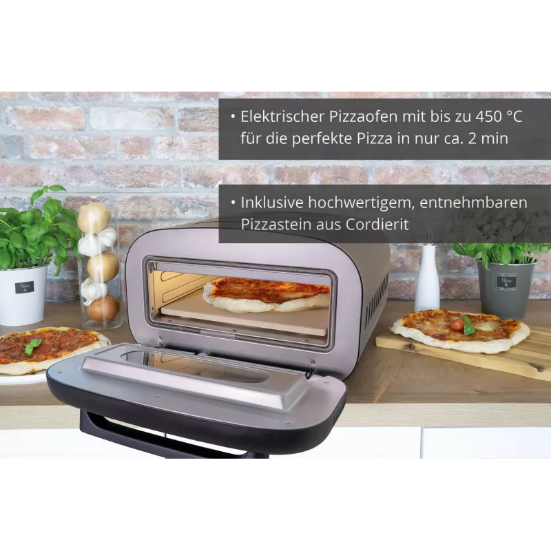 Forno de pizza Unold 68805 1 pizza 1700 W preto