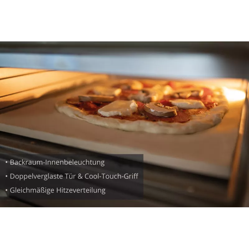 Forno de pizza Unold 68805 1 pizza 1700 W preto
