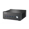Shuttle Nano PC NA10H7, AMD Ryzen™ 7-8845HS APU, Radeon780M, 2xHDMI, 2xUSB-C 4.0(DP), 2x2.5Gbit LAN, funcionamento contínuo 24/7, incl. VESA