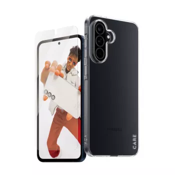 Conjunto 2-em-1 PanzerGlass CARE by Fashion Samsung Galaxy A56 5G resistente a riscos e choques