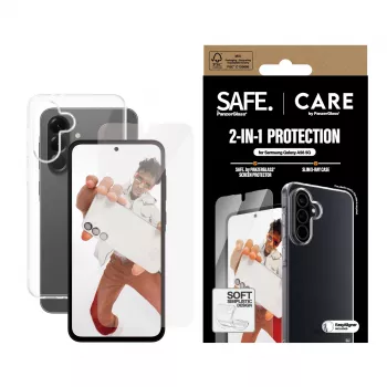 Conjunto 2-em-1 PanzerGlass CARE by Fashion Samsung Galaxy A56 5G resistente a riscos e choques