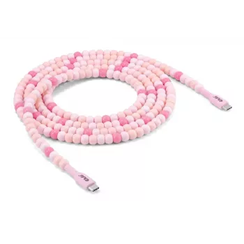 Cabo USB-C® CLUB3D, rosa, 2 m, USB C, USB C, 0.48 Gbit/s, rosa