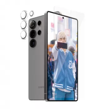 Conjunto de proteção 2-em-1 PanzerGlass ® para Samsung Galaxy S25 Ultra