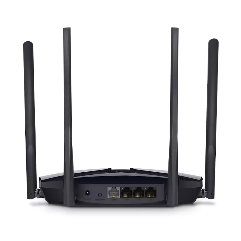 Router wireless MERCUSYS MR70X Gigabit Ethernet dual-band (2,4 GHz / 5 GHz) preto