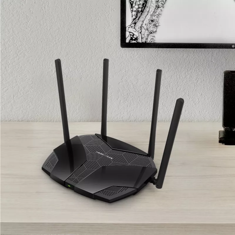 Router wireless MERCUSYS MR70X Gigabit Ethernet dual-band (2,4 GHz / 5 GHz) preto