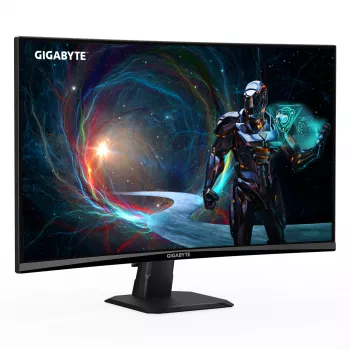 Monitor gaming curvo GIGABYTE GS27QCA 27 polegadas QHD - 2560 x 1440, 180Hz, 1ms, 250 cd/m², FreeSync, HDR Ready, HDMI 2.0, DisplayPort 1.4