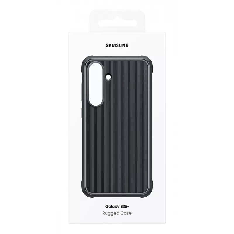 Samsung EF-RS936 Rugged Case para Galaxy S25+, TPU/policarbonato, preta
