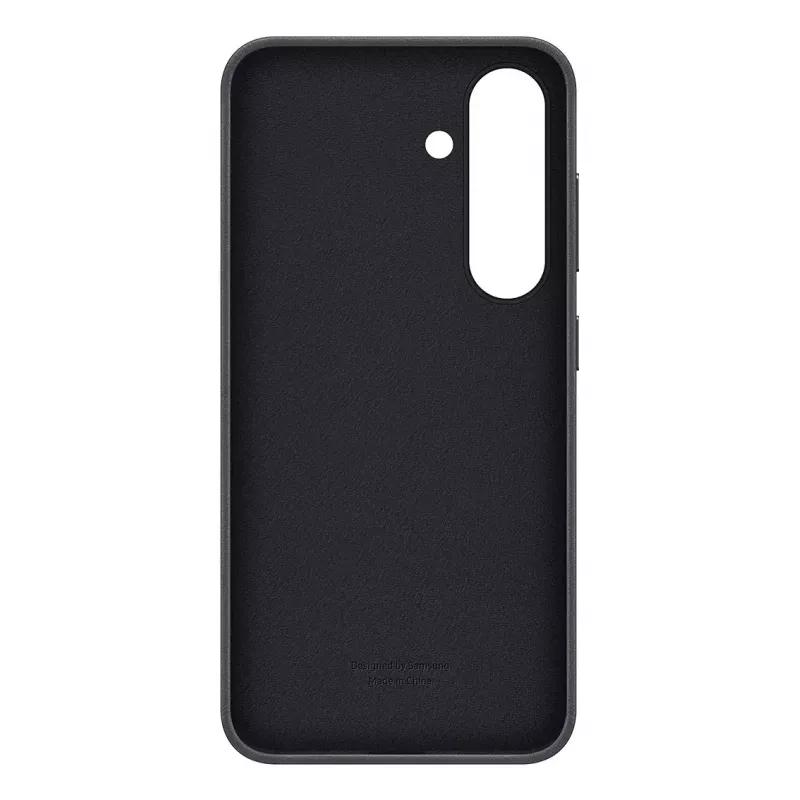 Capa Samsung Galaxy S25 capa de pele sintética Preto