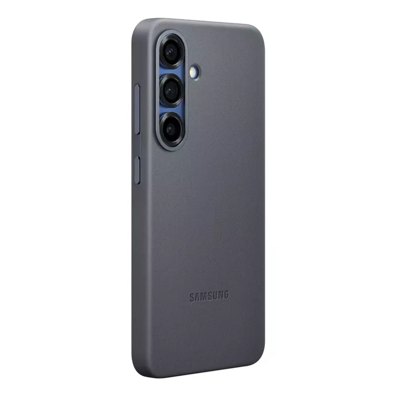 Capa Samsung Galaxy S25 capa de pele sintética Preto