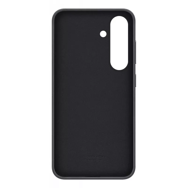 Capa Samsung Galaxy S25 capa de pele sintética Preto