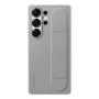 Samsung EF-GS938CJEGWW Standing Grip Case para Galaxy S25 Ultra, silicone, cinzenta
