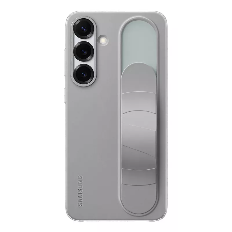 Samsung EF-GS938CJEGWW Standing Grip Case para Galaxy S25 Ultra, silicone, cinzenta
