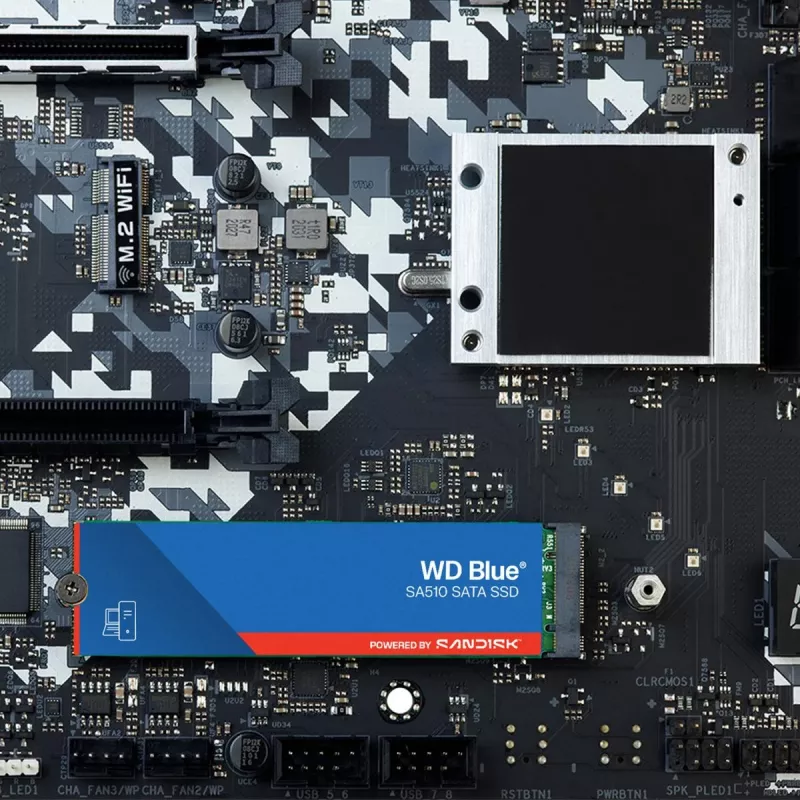 SSD WESTERN DIGITAL - WD Blue SA510 - 1TB - SATA 6Gb/s - M.2 2280
