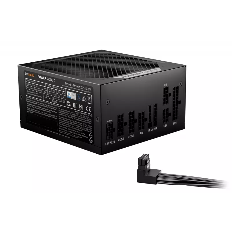 Fonte de alimentação be quiet POWER ZONE 2 1000W 20+4 pin ATX ATX preta