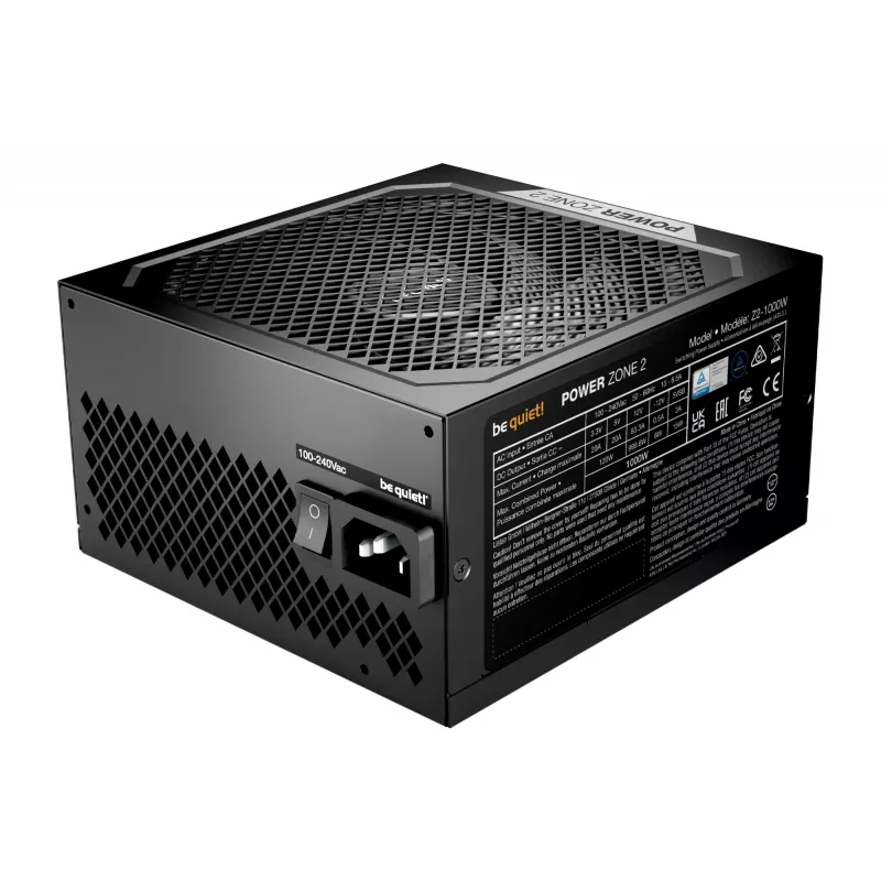 Fonte de alimentação be quiet POWER ZONE 2 1000W 20+4 pin ATX ATX preta