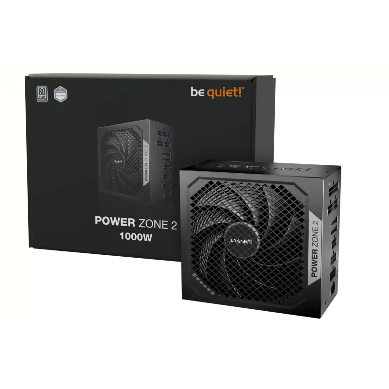 Fonte de alimentação be quiet POWER ZONE 2 1000W 20+4 pin ATX ATX preta