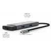 TP-Link UH5020C hub USB-C de 5 portas, HDMI 4K@60Hz, 100 W Power Delivery, 1x USB-C, 2x USB-A, 5 Gbps, alumínio, cinzento