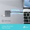 Hub USB Type-C TP-Link UH3020C — 3 portas (HDMI, USB-A, USB-C), 5 Gbit/s, HDMI 4K@60Hz, PD até 100W, alumínio, cabo de 0,18 m