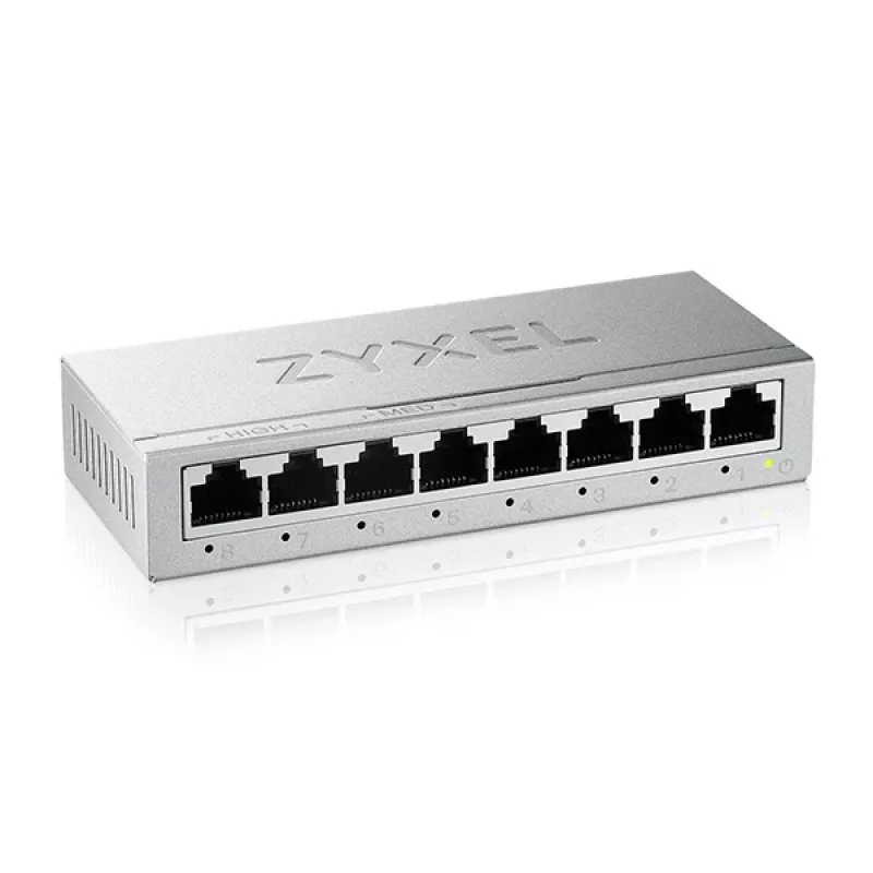 Switch de rede Zyxel GS-108BV5-EU0101F não gerido L2 Gigabit Ethernet (10/100/1000)