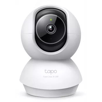 Câmara de segurança Wi-Fi TP-Link Tapo Pan/Tilt AI SPEC: 3K 5MP (2880×1620), 2,4 GHz, horizontal 360º