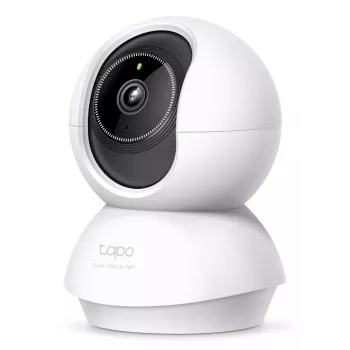 Câmara de segurança Wi-Fi TP-Link Tapo Pan/Tilt AI SPEC: 3K 5MP (2880×1620), 2,4 GHz, horizontal 360º