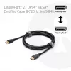 Cabo CLUB3D DisplayPort™ 2.1 DP54™ certificado VESA® 8K120Hz 3m/ 9.84ft