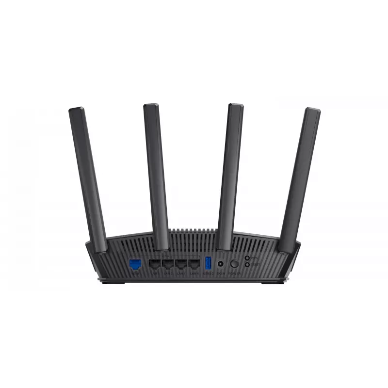 Router WLAN ASUS RT-BE82U BE6500 2,5 Gigabit Ethernet dual band (2,4 GHz / 5 GHz) preto
