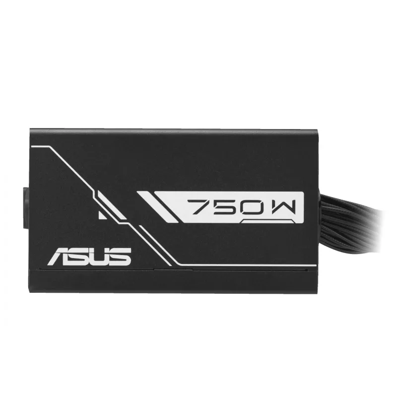 Fonte de alimentação ATX ASUS Prime‑750B‑preto 750 W, 80 PLUS Bronze, ventoinha de 135 mm, 20+4 pinos, 3× PCIe 8 pinos, não modular