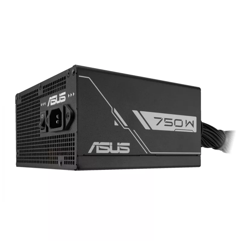 Fonte de alimentação ATX ASUS Prime‑750B‑preto 750 W, 80 PLUS Bronze, ventoinha de 135 mm, 20+4 pinos, 3× PCIe 8 pinos, não modular