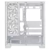 Caixa de PC ASUS A31 Plus TG ARGB WHITE midi tower — ATX, vidro temperado, ARGB, 3x120mm + 1x120mm ventoinhas, GPU 38 cm, dissipador de CPU 165 mm
