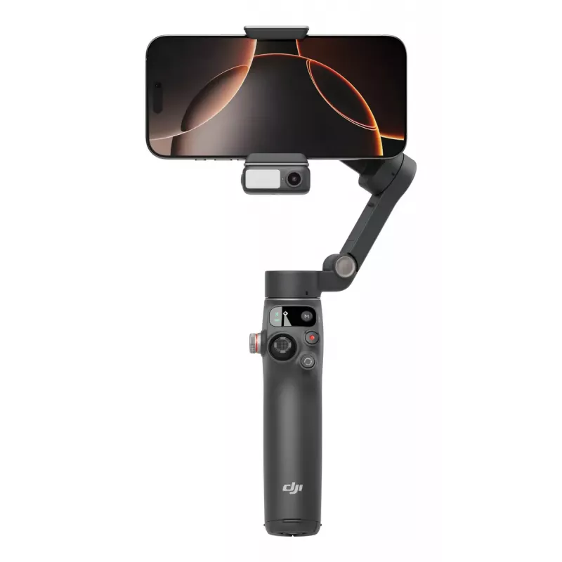 DJI Osmo Mobile 7P gimbal para smartphone, estabilização de 3 eixos, ActiveTrack 7.0, haste telescópica, Bluetooth 5.3, cinzento escuro