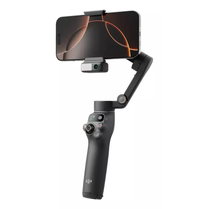 DJI Osmo Mobile 7P gimbal para smartphone, estabilização de 3 eixos, ActiveTrack 7.0, haste telescópica, Bluetooth 5.3, cinzento escuro
