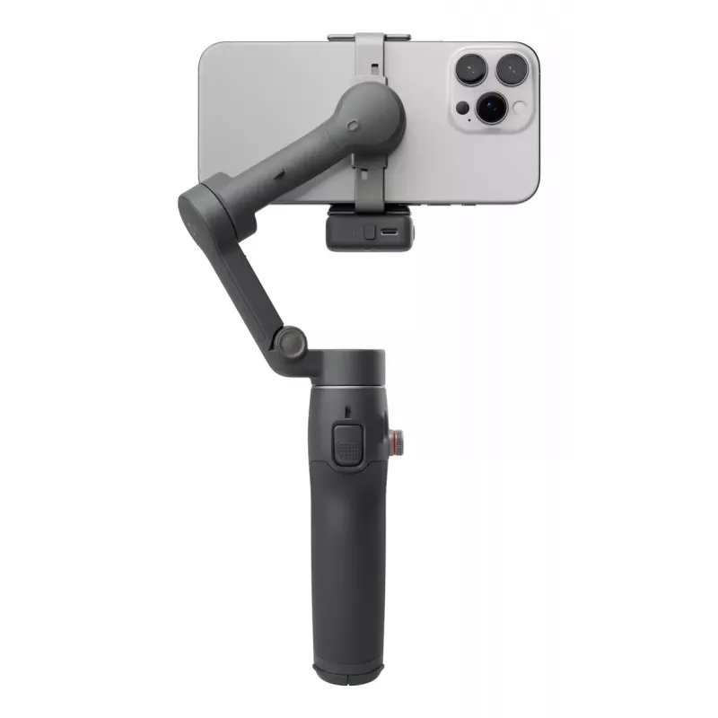 DJI Osmo Mobile 7P gimbal para smartphone, estabilização de 3 eixos, ActiveTrack 7.0, haste telescópica, Bluetooth 5.3, cinzento escuro