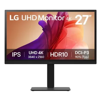 Monitor LG 27BA45U-B 68,6 cm (27 polegadas) 3840 x 2160 píxeis 4K Ultra HD preto